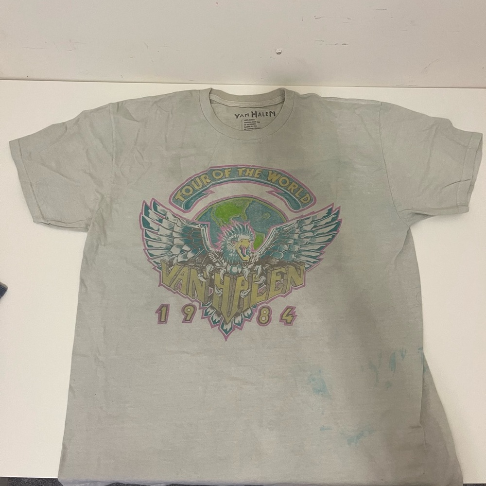 Urban Outfitters Van Halen 1984 Tour of the World t-shirt